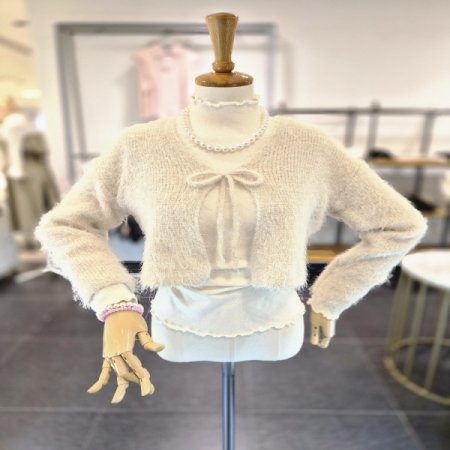 얀얀리본가디건