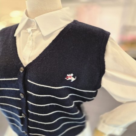 퍼피자수니트조끼