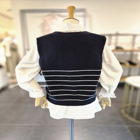 퍼피자수니트조끼