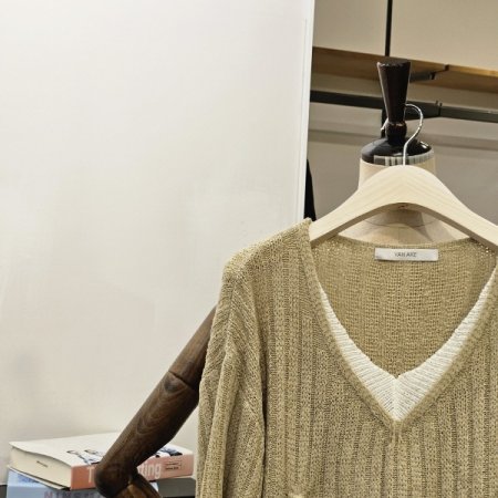 카인베이 셔링 브이넥 니트
