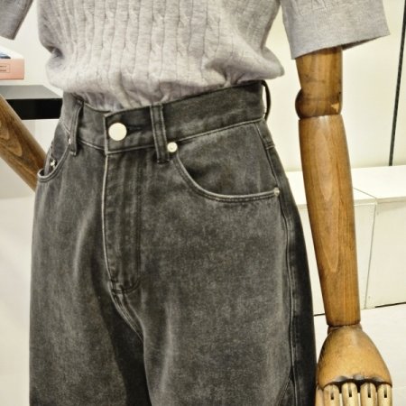 다트 데미지 데님 팬츠