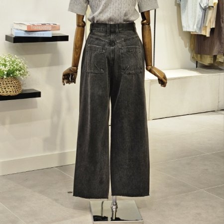 다트 데미지 데님 팬츠