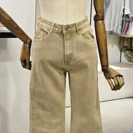 컬러 데님 부츠컷 팬츠