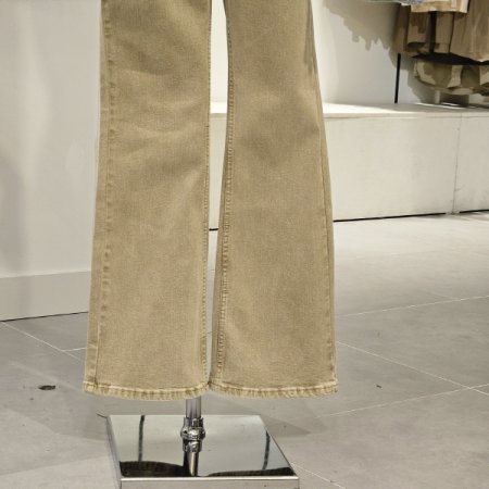 컬러 데님 부츠컷 팬츠