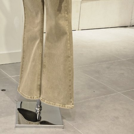 컬러 데님 부츠컷 팬츠