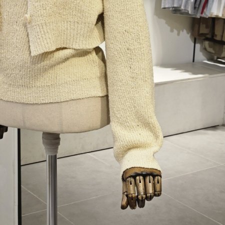 홀터넥 슬리브리스 가디건 세트