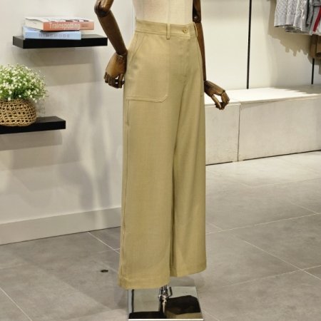 플랩포켓 와이드 팬츠