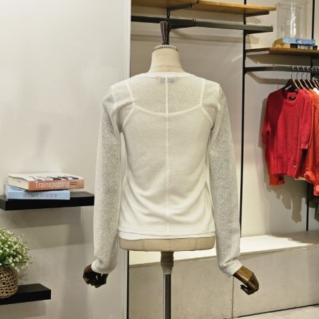 시스루 라운드 레이어드 세트