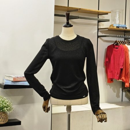 시스루 라운드 레이어드 세트