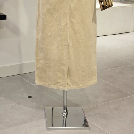 코듀로이 롱 트임 스커트