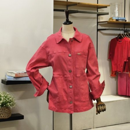 컬러 데님 점퍼