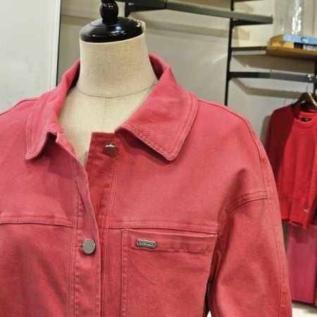 컬러 데님 점퍼