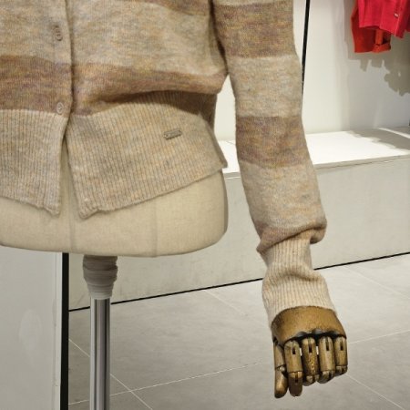 모헤어 단가라 가디건