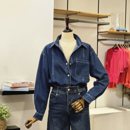 스티치 청 남방