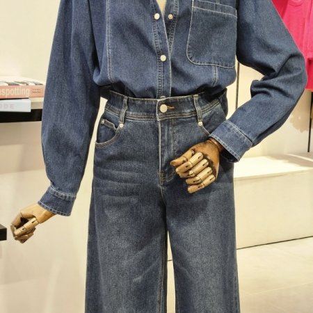 스티치 청 남방