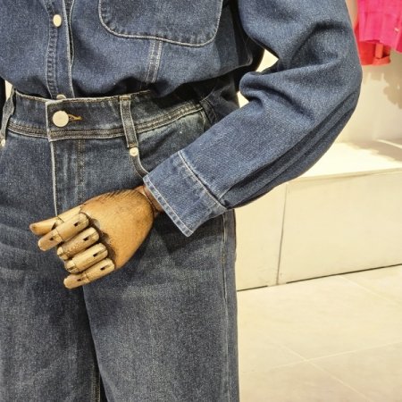 스티치 청 남방