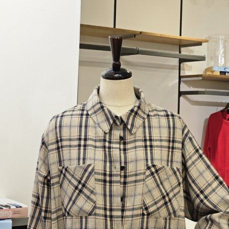 일로니 체크 남방