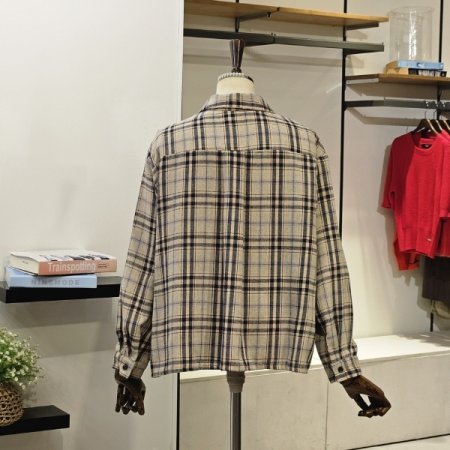 일로니 체크 남방