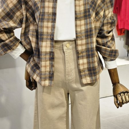 네인오니 체크 남방