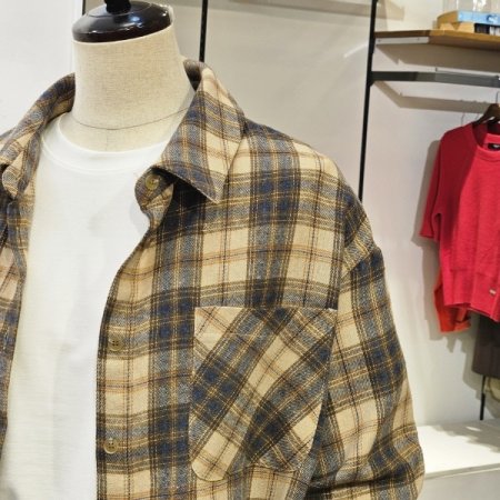 네인오니 체크 남방