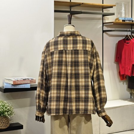 네인오니 체크 남방