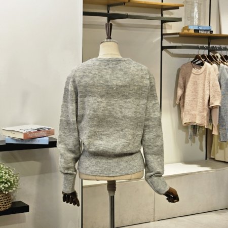 울 블렌드 스트라이프 니트