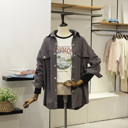 베리디 데님 셔츠