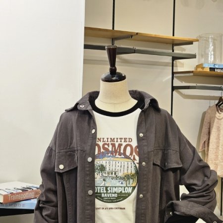 베리디 데님 셔츠