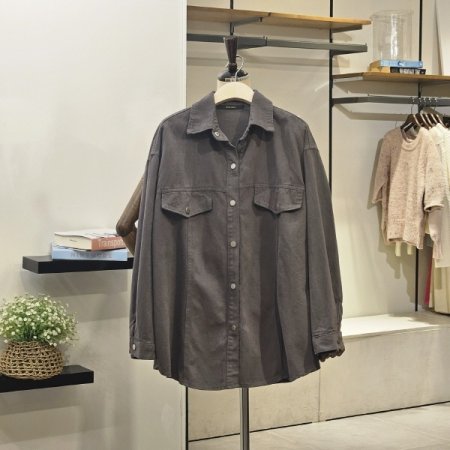 베리디 데님 셔츠