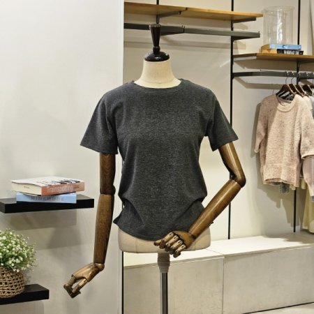 피치 기모 반팔 티셔츠