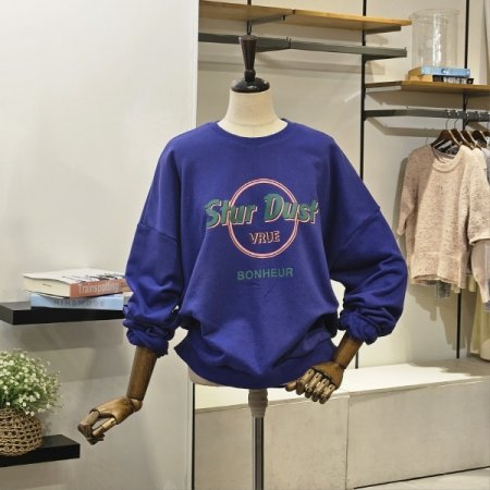 하드록 루즈핏 맨투맨