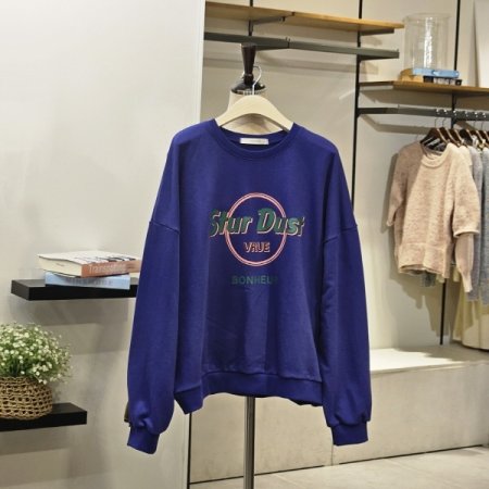 하드록 루즈핏 맨투맨