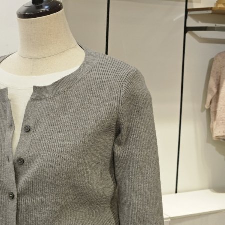 레이어드 니트 가디건