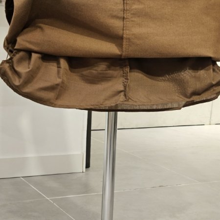 코듀로이 A라인 미디 스커트