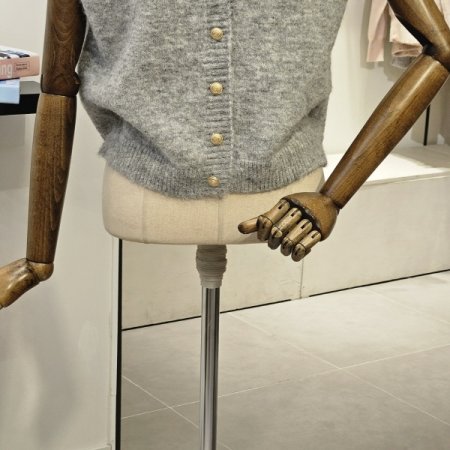 심플 브이 니트 조끼