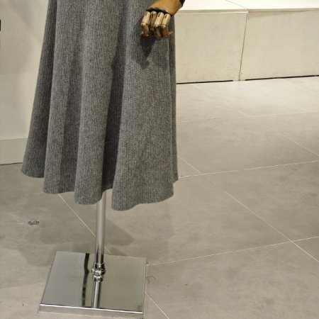 밴딩 롱 니트 스커트