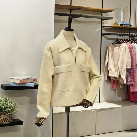 카라 니트 점퍼