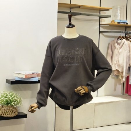 클라우드 루즈핏 맨투맨