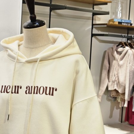 박시 나염 후드 티셔츠