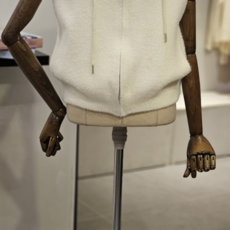 오링버클 퍼 후드 조끼