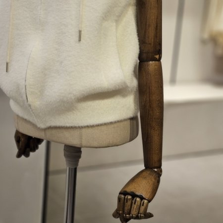 오링버클 퍼 후드 조끼