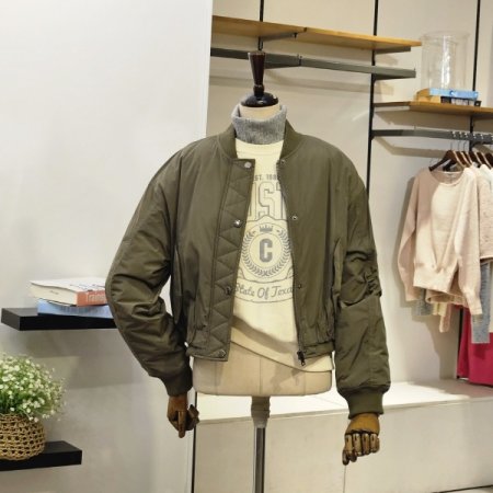 집업 블루종 점퍼