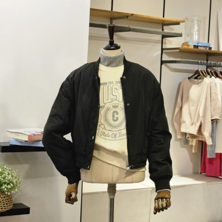 집업 블루종 점퍼