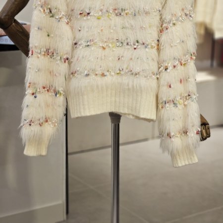 헤어리 퍼 니트