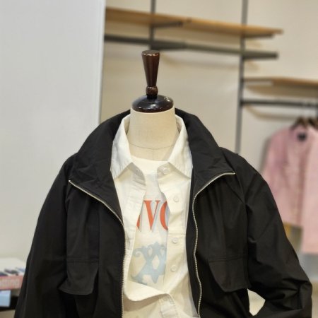 허리 스트링 홑곁 점퍼