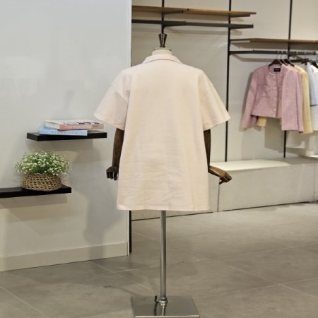 피케 반팔 원피스