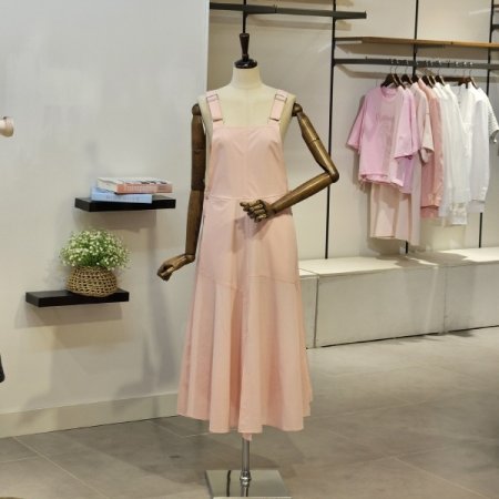 슬릿 오버롤 원피스