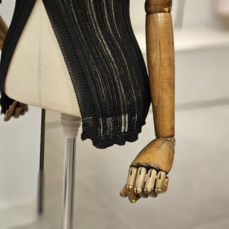 어깨패드 반팔 가디건