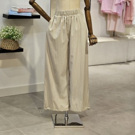 브이넥 블라우스 바지 세트