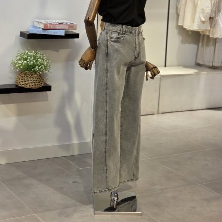 절개 포인트 데님 팬츠